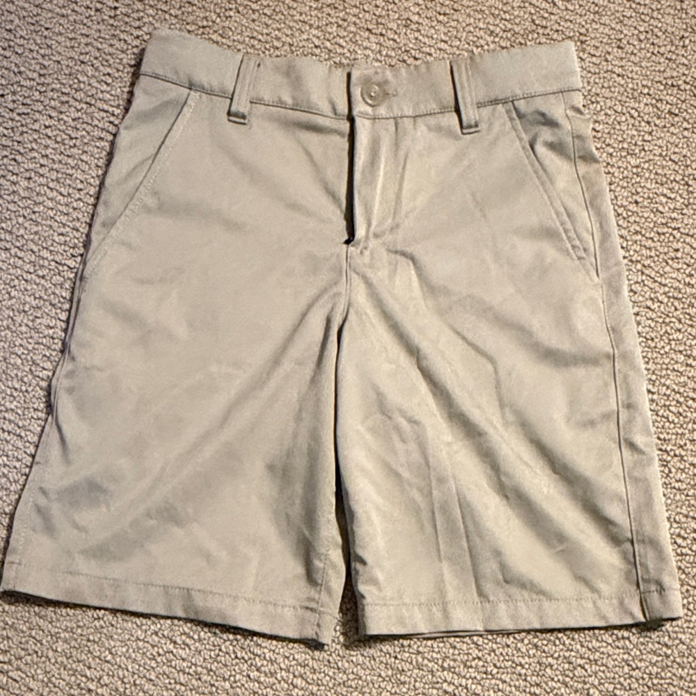 Under Armour Kids' Tan Golf Shorts